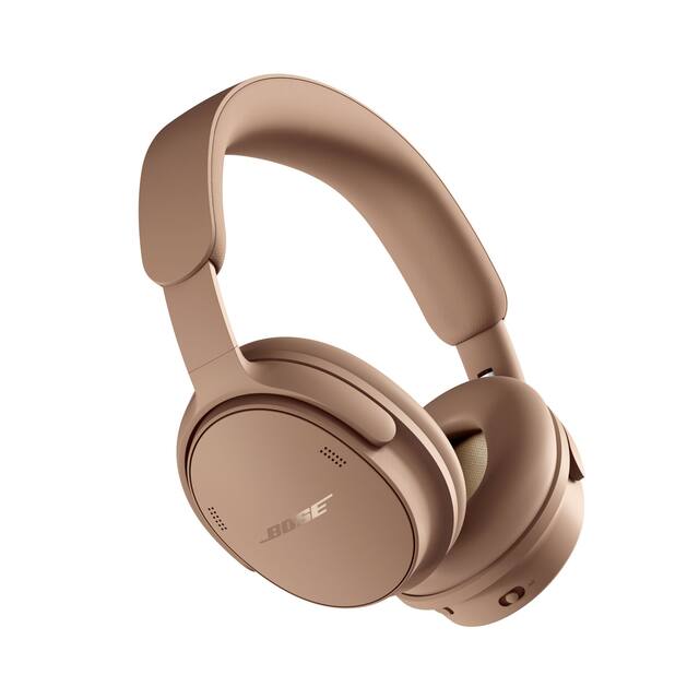 Bose - QuietComfort Headphones (2nd Gen) - Wireless, Over Ear, Active Noise Cancelling, Immersive Audio, USB-C Charging - Hazelnut Taupe