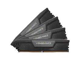 CORSAIR - Vengeance 128GB (4 x 32GB) 288-Pin PC RAM DDR5 5600 (PC5 44800) Desktop Memory Model CMK128GX5M4B5600C40 - Black