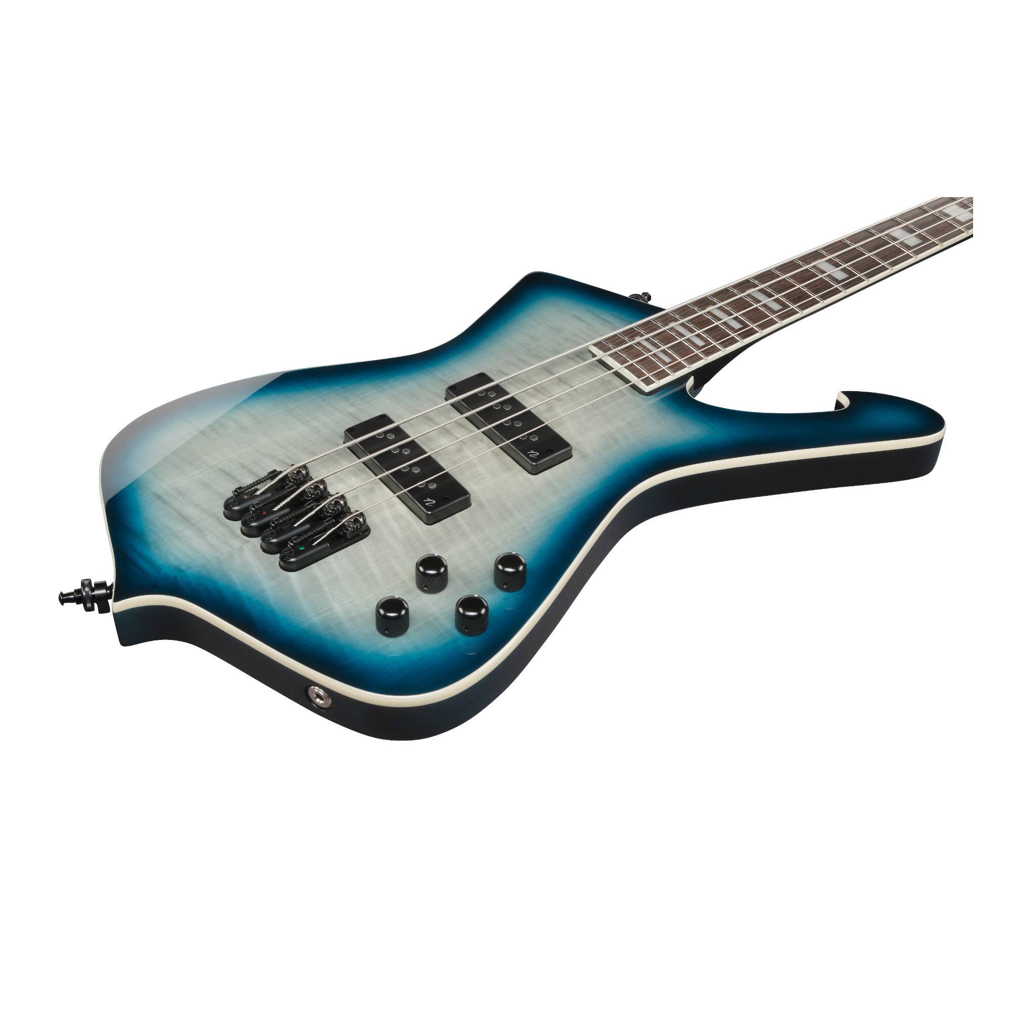 Left. Ibanez - Ibanez ICB720FMCBS ICB 4str Electric Bass - Cosmic Blue Starburst.