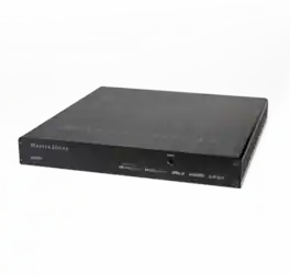MartinLogan - USR51 Ultra-Slim 5.1 Wall-Mountable A/V Receiver, 50W Per Channel with eARC, Anthem Room Correction, Built-In Streaming - Black