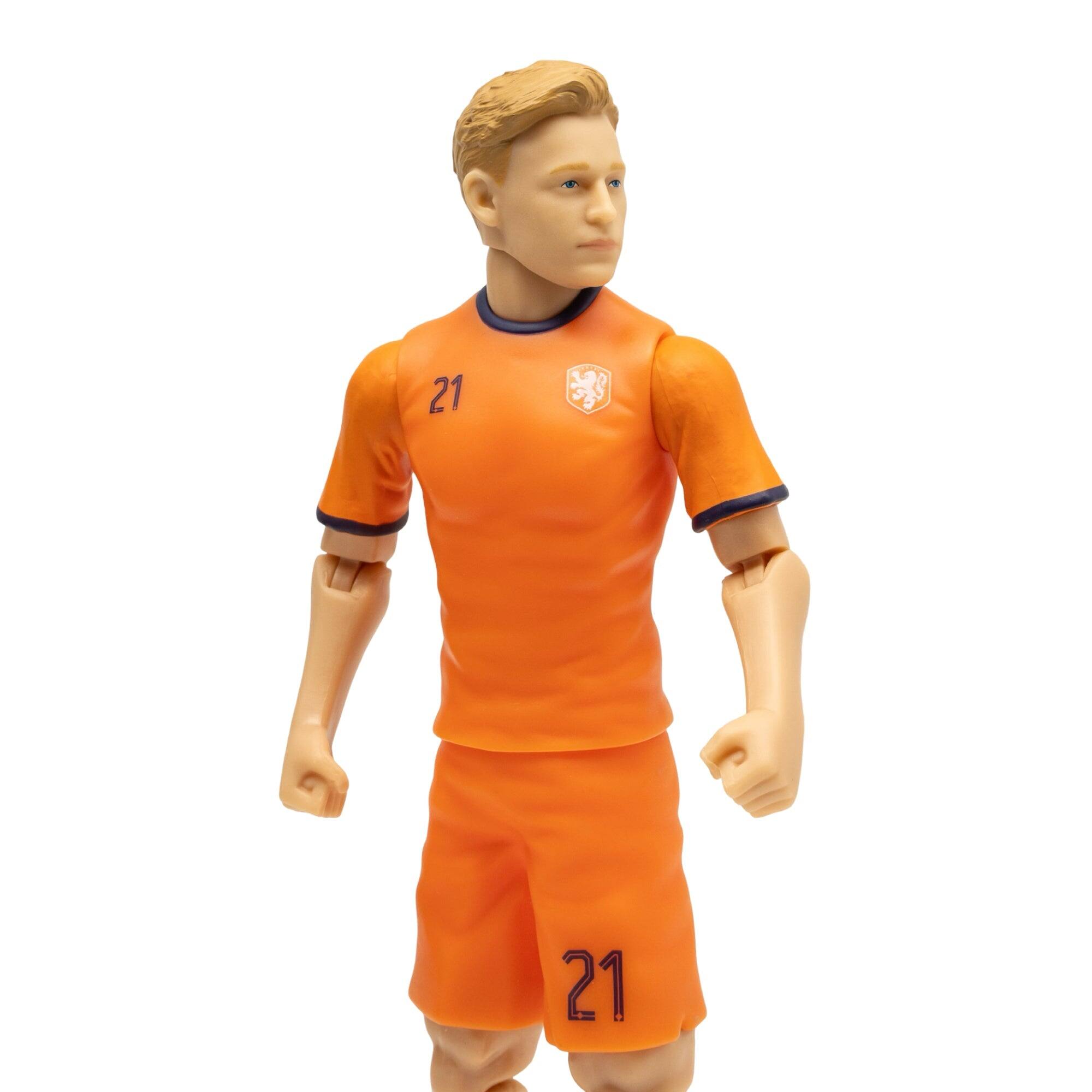 Alt View 2. Banbo Toys - Banbo Toys SOCKERS FC Barcelona Frenkie de Jong 8" Collectible Soccer Action Figure.