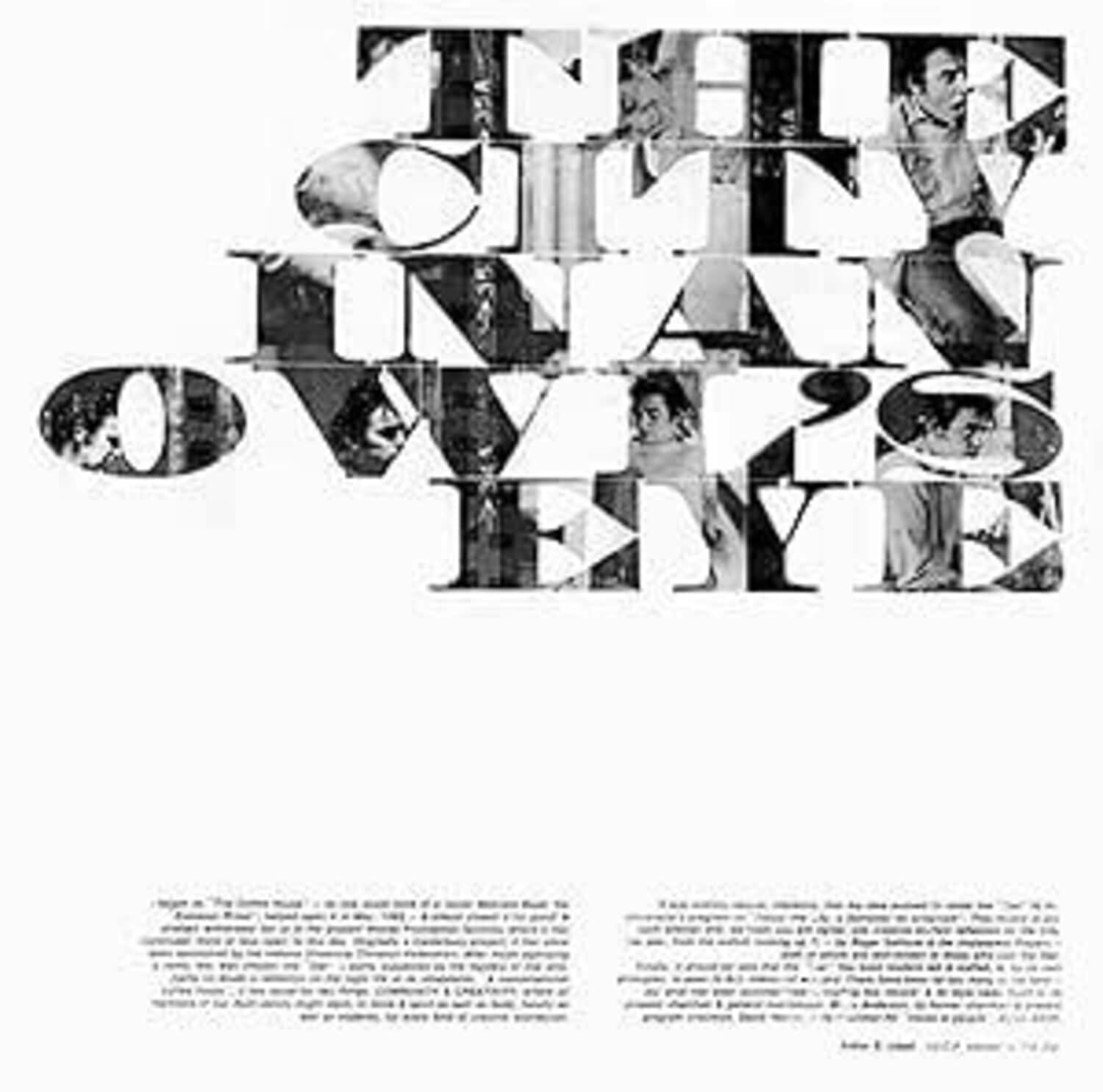 Salloom,Roger & The Vest Pocket Players - The City In An Owl's Eye   - VINYL LP