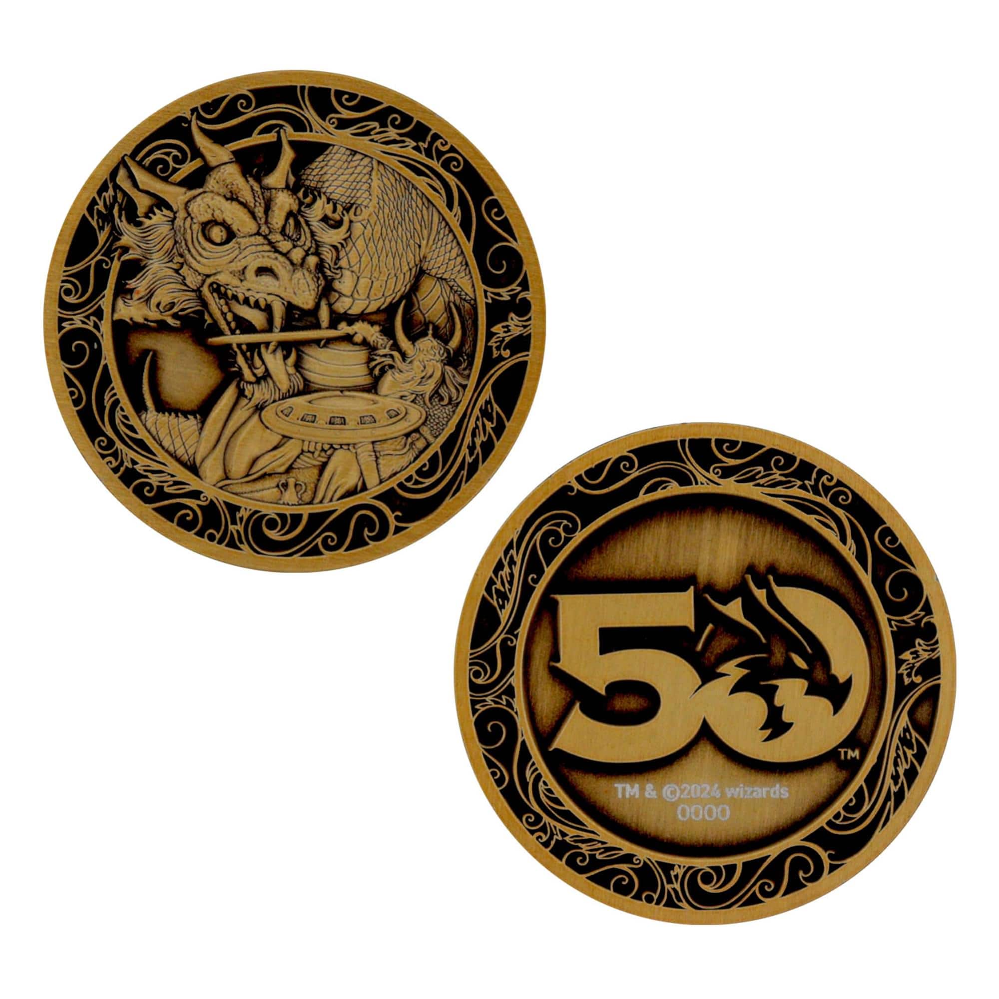 Dungeons & Dragons - 50th Anniversary Antique Coin Replica - Gold