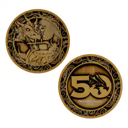 Dungeons & Dragons - 50th Anniversary Antique Coin Replica - Gold