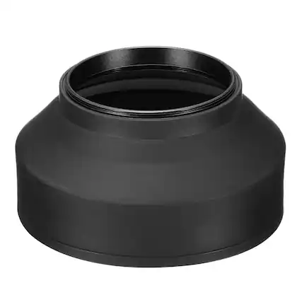 Front. Unique Bargains - 62mm Rubber Collapsible Lens Hood Anti-Reflection for Nikon/Fuji/Pentax/Leica - Black.