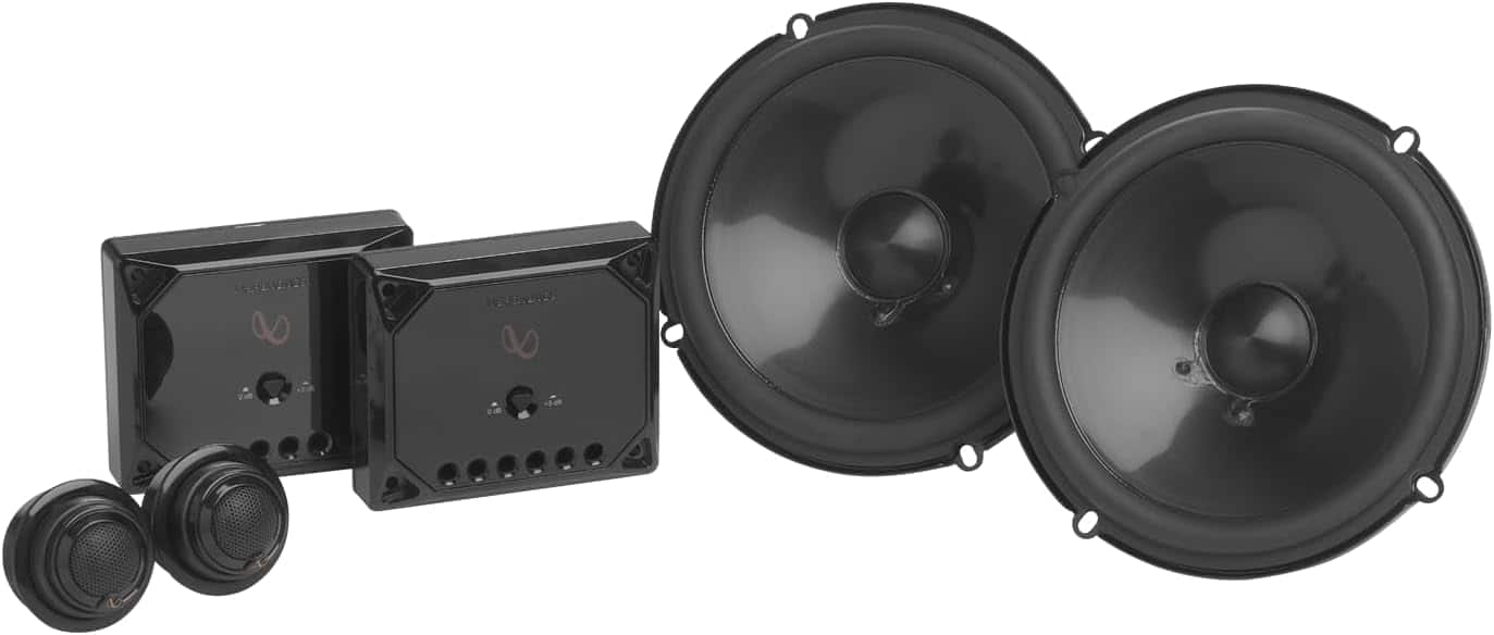 Infinity Mobile - Infinity REF607CF Reference Series 6-1/2” Two-Way Component System W/Crossover - Black