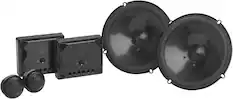 Front. Infinity Mobile - Infinity REF607CF Reference Series 6-1/2” Two-Way Component System W/Crossover - Black.