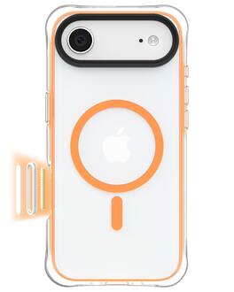 Ornarto - Air Case for iPhone Air Clear with MagSafe | Camera Control Button | Built-in Air Phone Cover - Orange