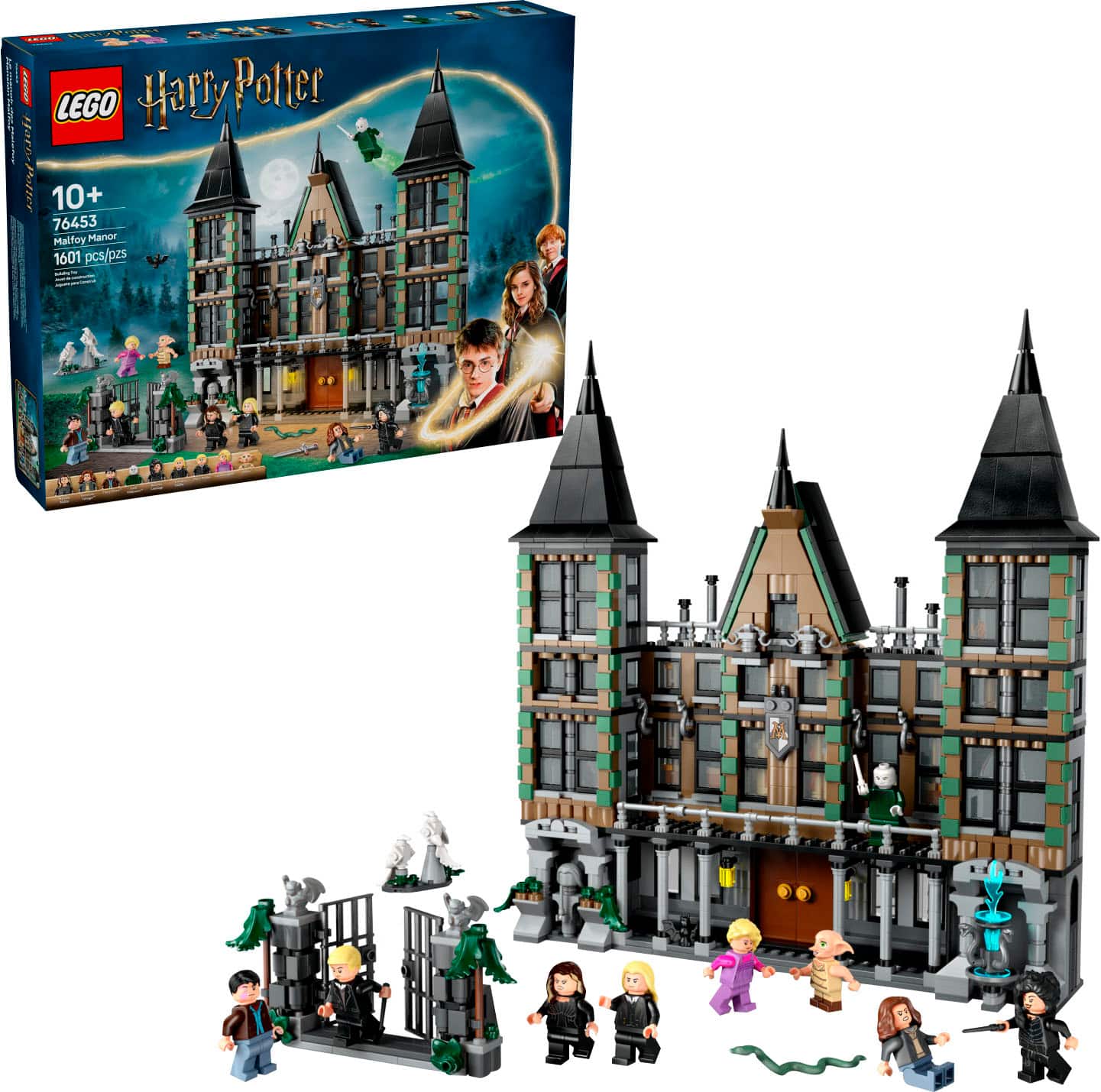 LEGO - Harry Potter Malfoy Manor Toy Building Set With 9 Minifigures 76453 - Front_Zoom
