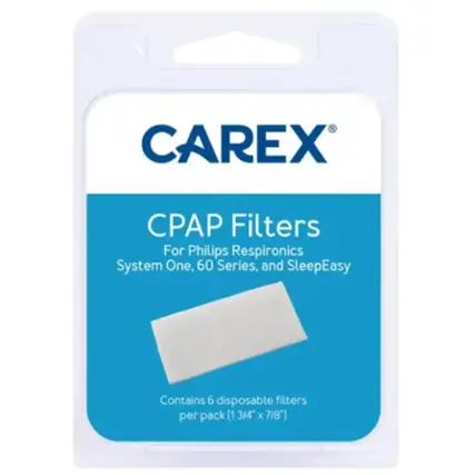 Alt View 11. Carex - CPAP Filters For Philips Respironics System On, 60 Series and Sleepeasy, 6 Count - Multicolor.