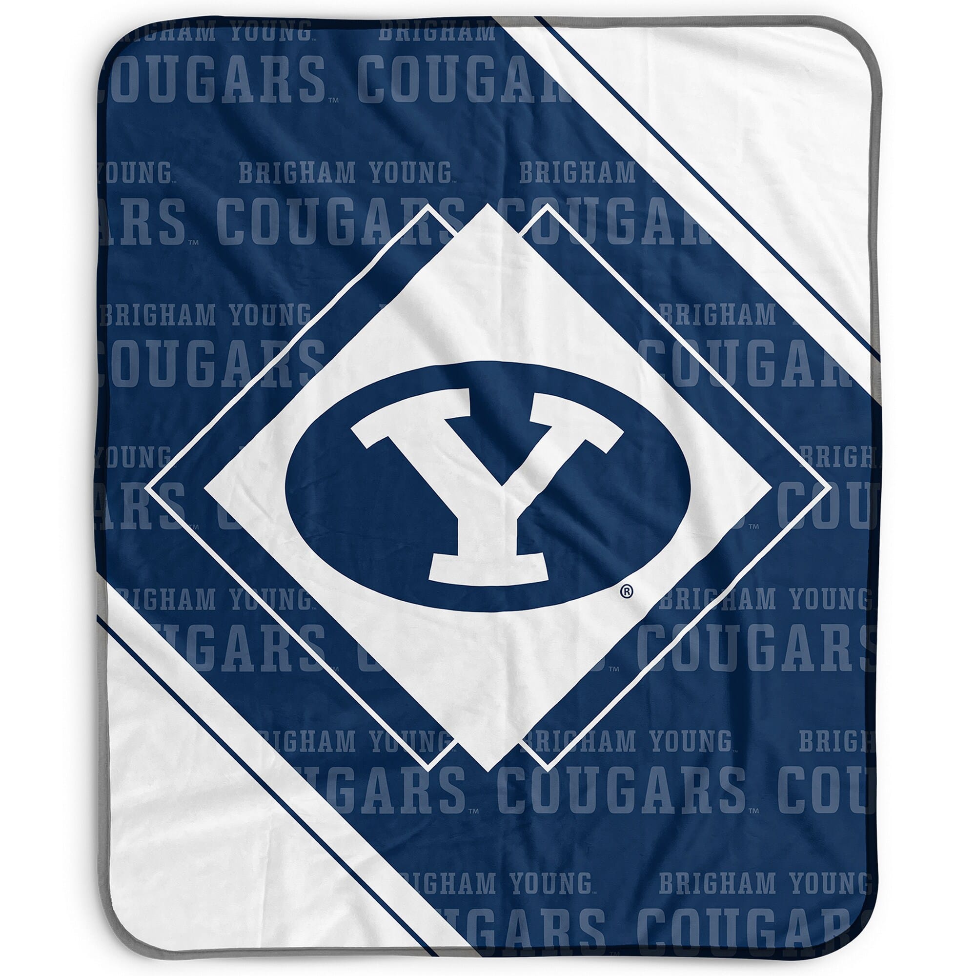 Pegasus - BYU Cougars 50" x 60" Diamond Logo Fleece Blanket - Multicolor