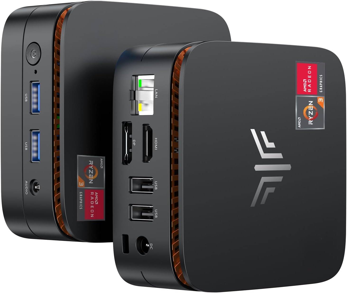 Kamrui E1 Mini PC AMD Ryzen 3 3250U 8GB DDR4 RAM 256GB M.2 SSD