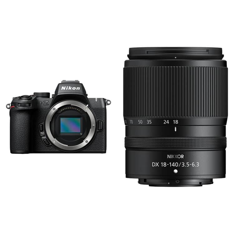 Nikon Z50 II Lightweight Mirrorless Camera with 18 140mm f/3.5 6.3