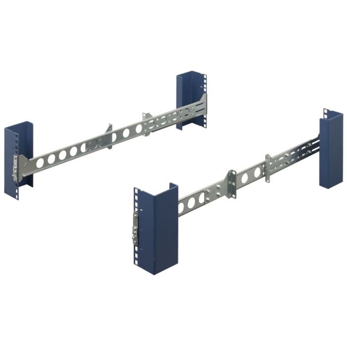 Front. RackSolutions - RackSolutions 2U Raven 105-A Rail for HP - Universal Slide Rail Kit for HP DL380 Gen 8, 9, 10 & SimpliVity 380 - Metallic.