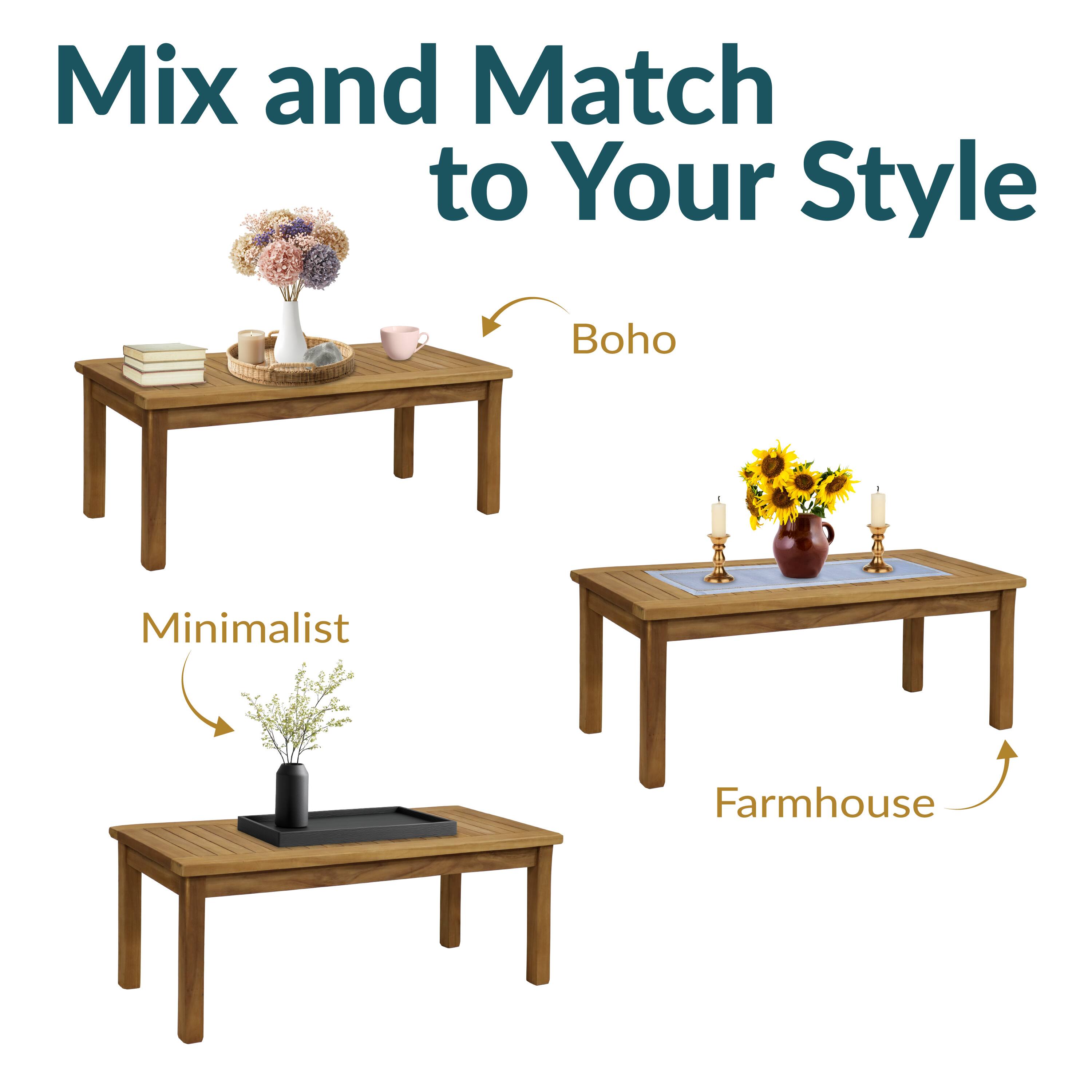 Mix and Match to Your Style

- Boho
- Minimalist
- Farmhouse