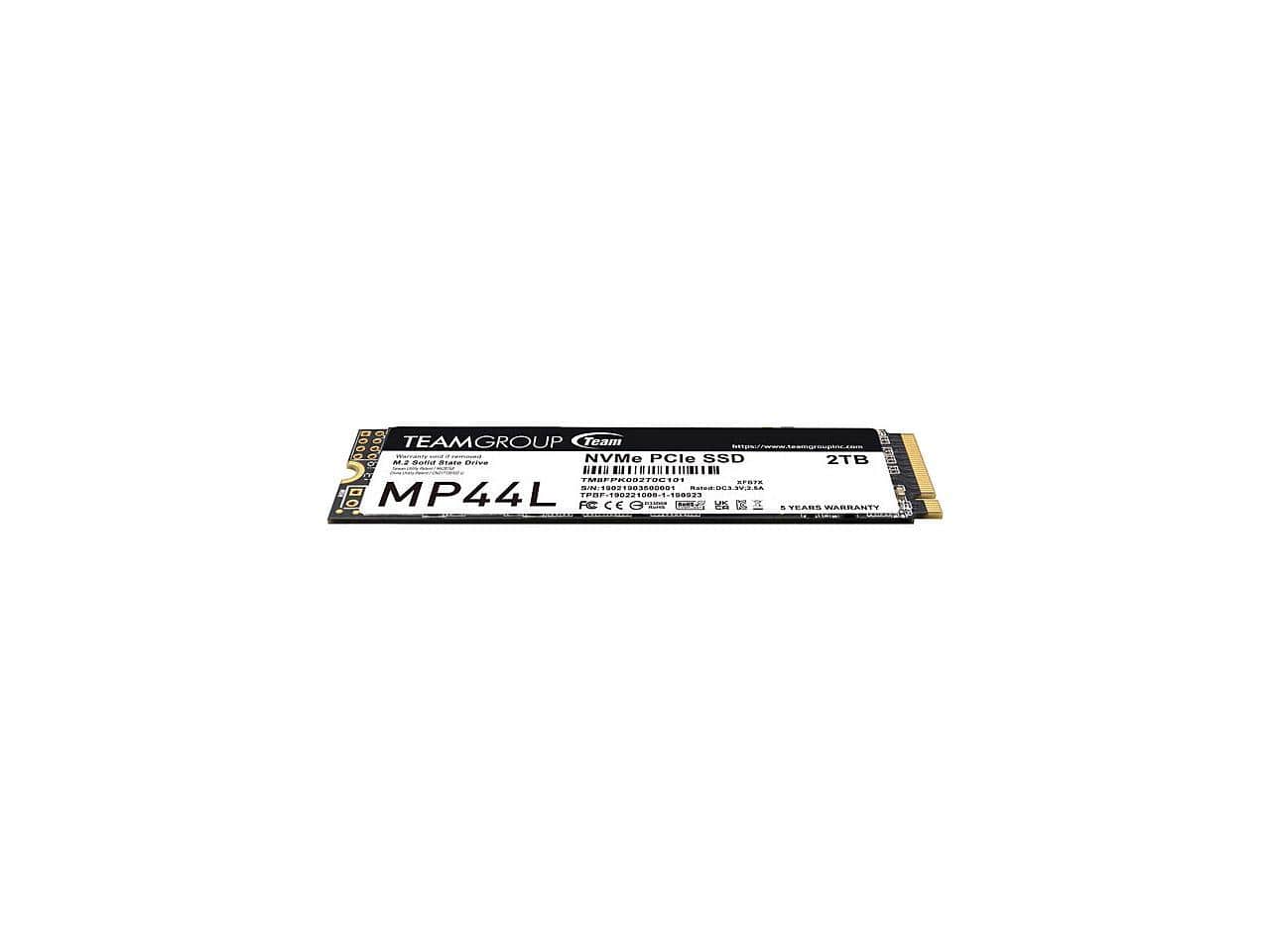 Team Group MP44L M.2 2280 2TB PCIe 4.0 x4 with NVMe 1.4