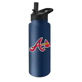 Logo Brands - Atlanta Braves 34oz. Quencher Bottle - Multicolor