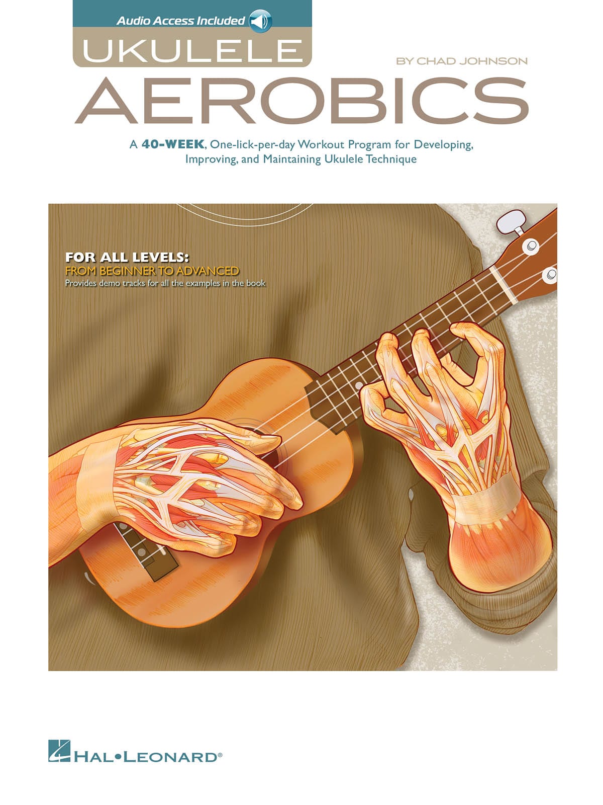 Hal Leonard - Ukulele Aerobics – 40-Week Ukulele Workout Program for Beginner to Advanced Softcover with Online Audio price history on PriceWatchPro