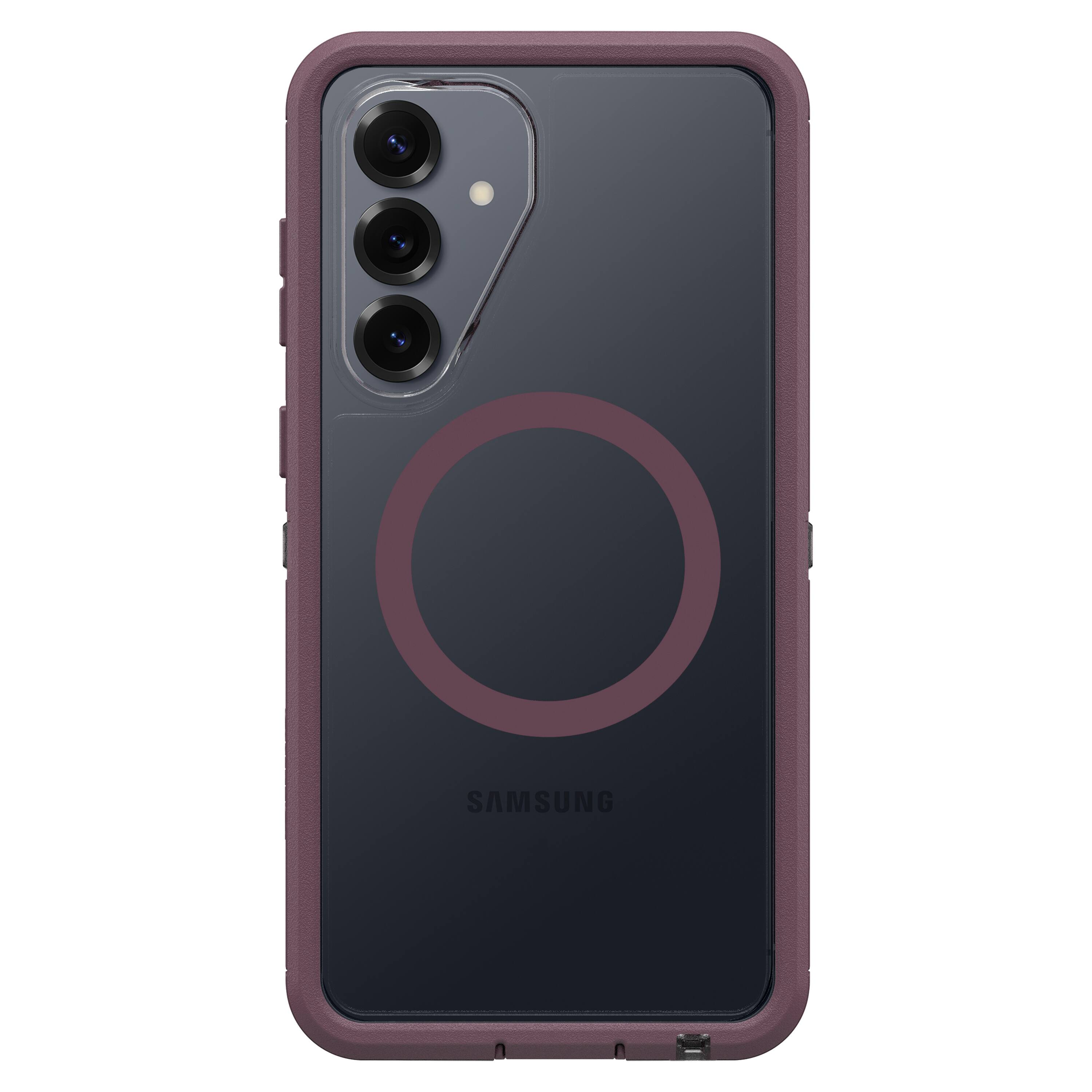 Angle. OtterBox - Defender Series Pro XT Hard Shell for Samsung Galaxy S26 - Purple.