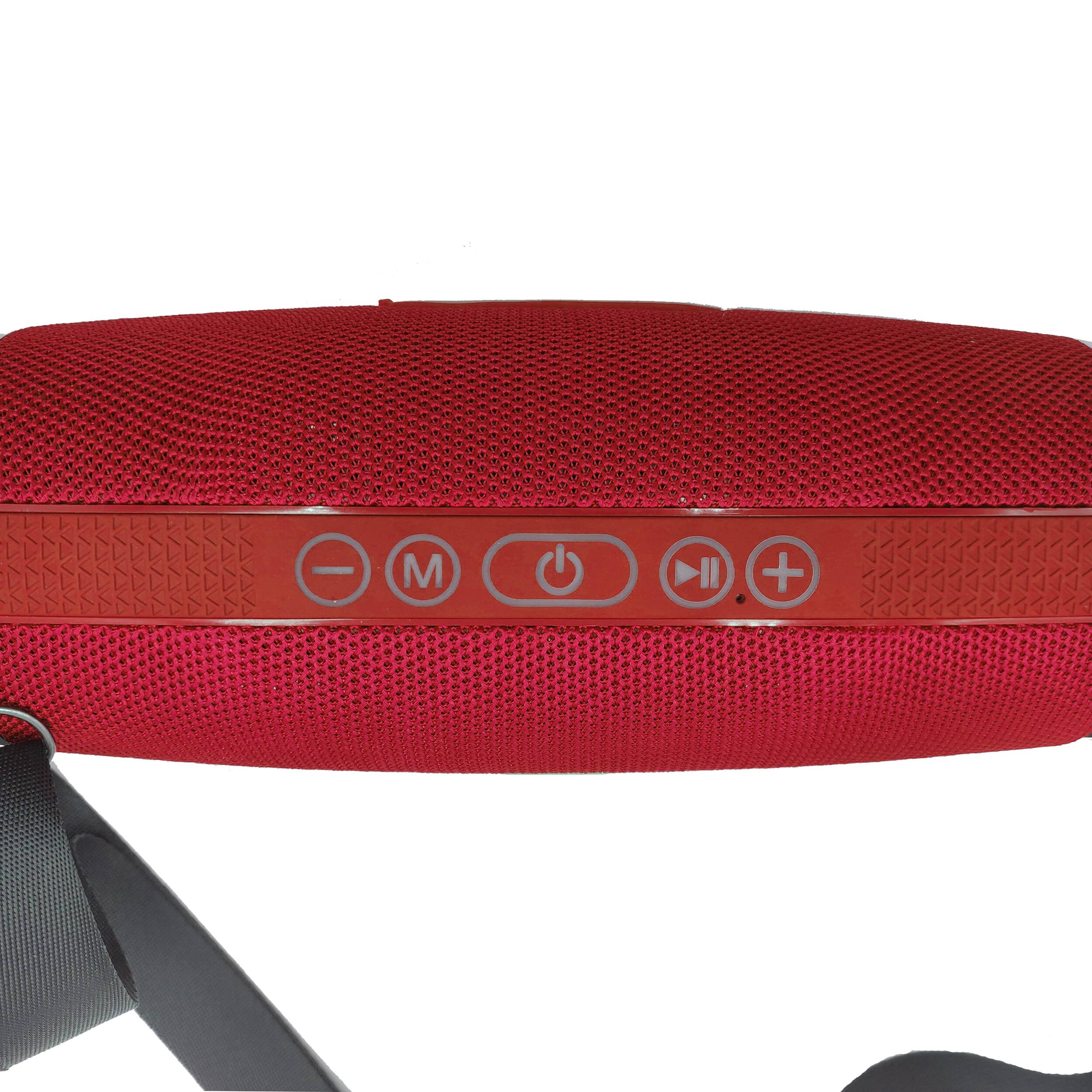Alt View 4. Supersonic - SuperSonic Portable Lightweight Bluetooth Speaker in Red.