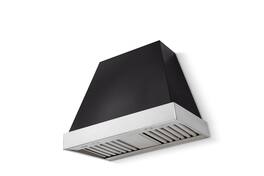 AGA - 36 inches - Externally Vented - Wall Range Hood - Matte Black