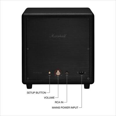 Marshall Heston Sub 200 Subwoofer with Deep Bass and Bluetooth LE Marshall Heston Sub 200 Subwoofer with Deep Bass and Bluetooth LE