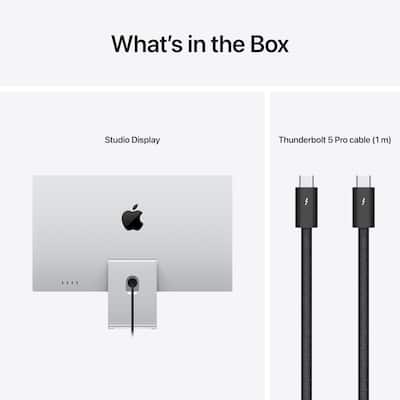 Apple Studio Display Standard glass Tilt adjustable stand Silver Apple Studio Display Standard glass Tilt adjustable stand Silver