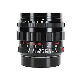 Leica - Noctilux-M 50mm f/1.2 ASPH. Lens (Glossy Black) - Black