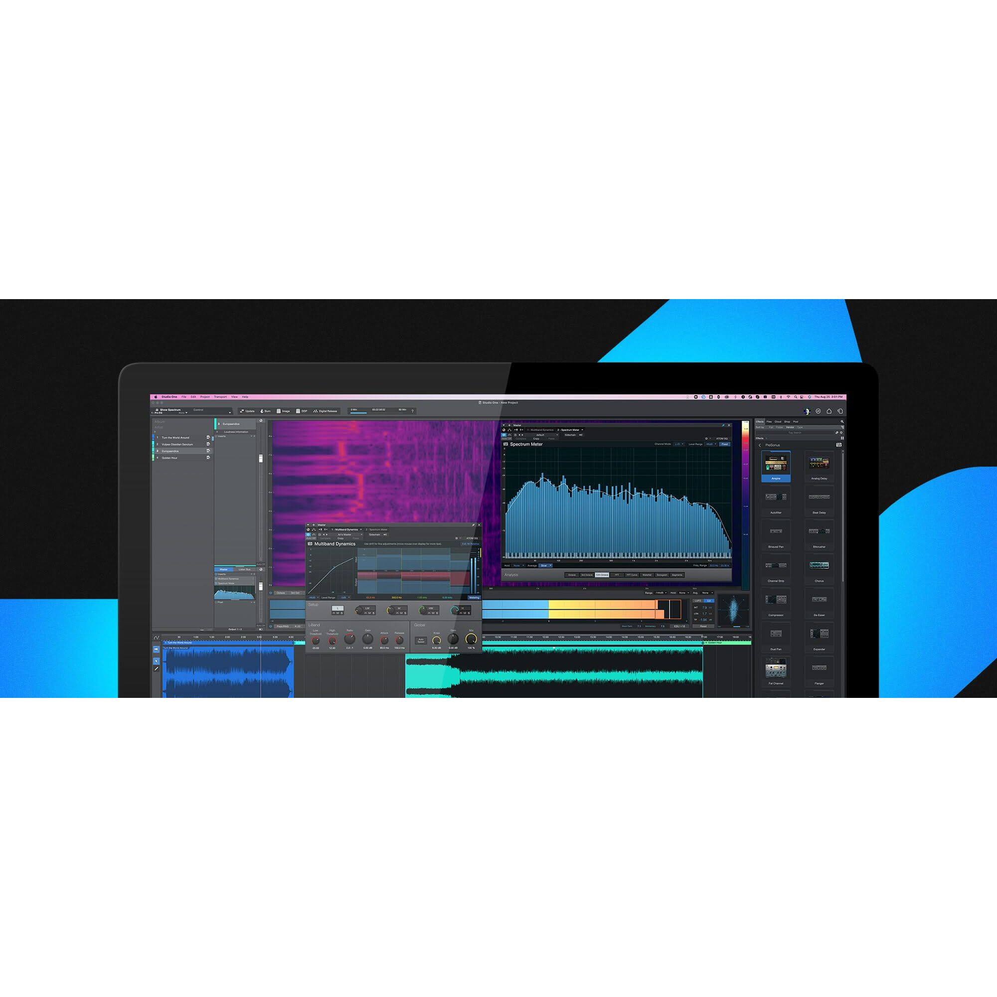 Alt View 4. PreSonus - AudioBox USB 96 Recording Bundle - Pro Audio Interface Kit with Studio Monitors, Mic & More.