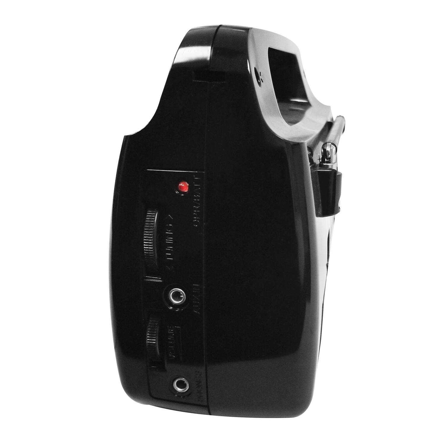 Left. Supersonic - 9-Band AM/FM/SW 1–7 Portable Radio - Black.