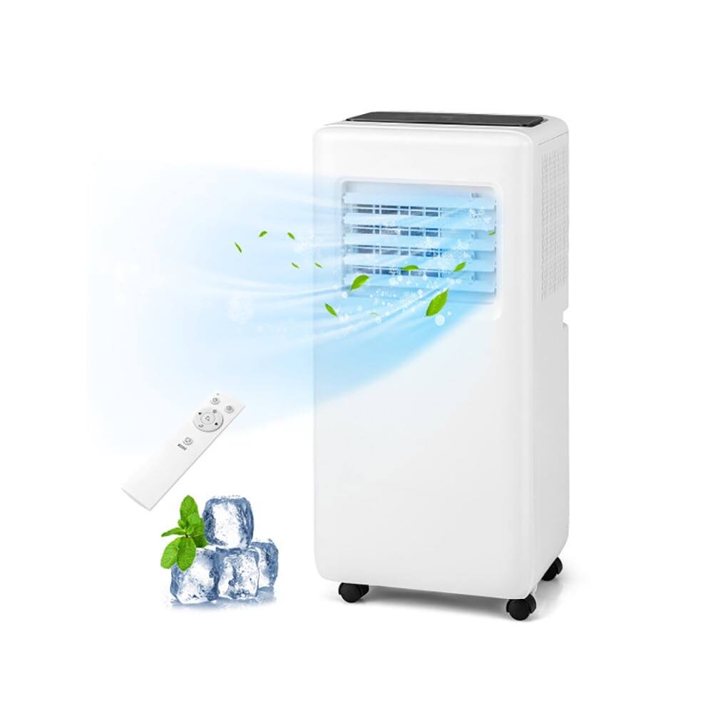 Alt View 9. Resenkos - Air Conditioner, Cooler,3-in-1 8000 BTU Portable Air Conditioner with Remote Control-White - White.