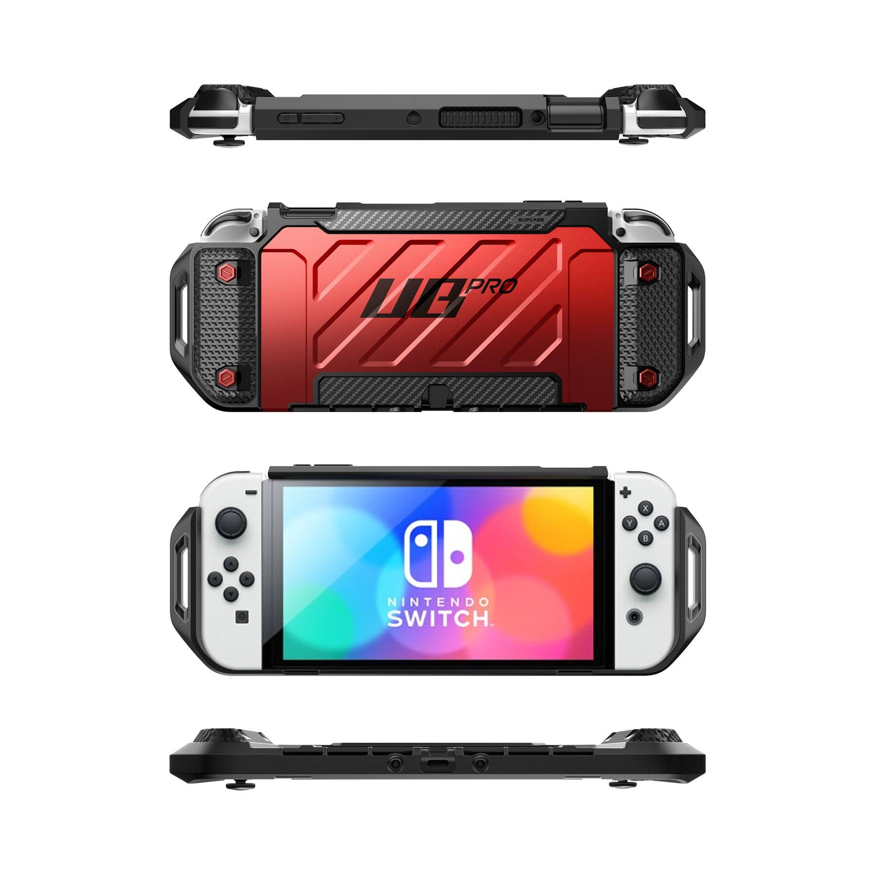 The text on the image can be grouped and corrected as follows:

- "PRO"
- "UG"
- "Y"
- "A"
- "NINTENDO SWITCH"

Corrected text: "PRO UG Y A NINTENDO SWITCH"