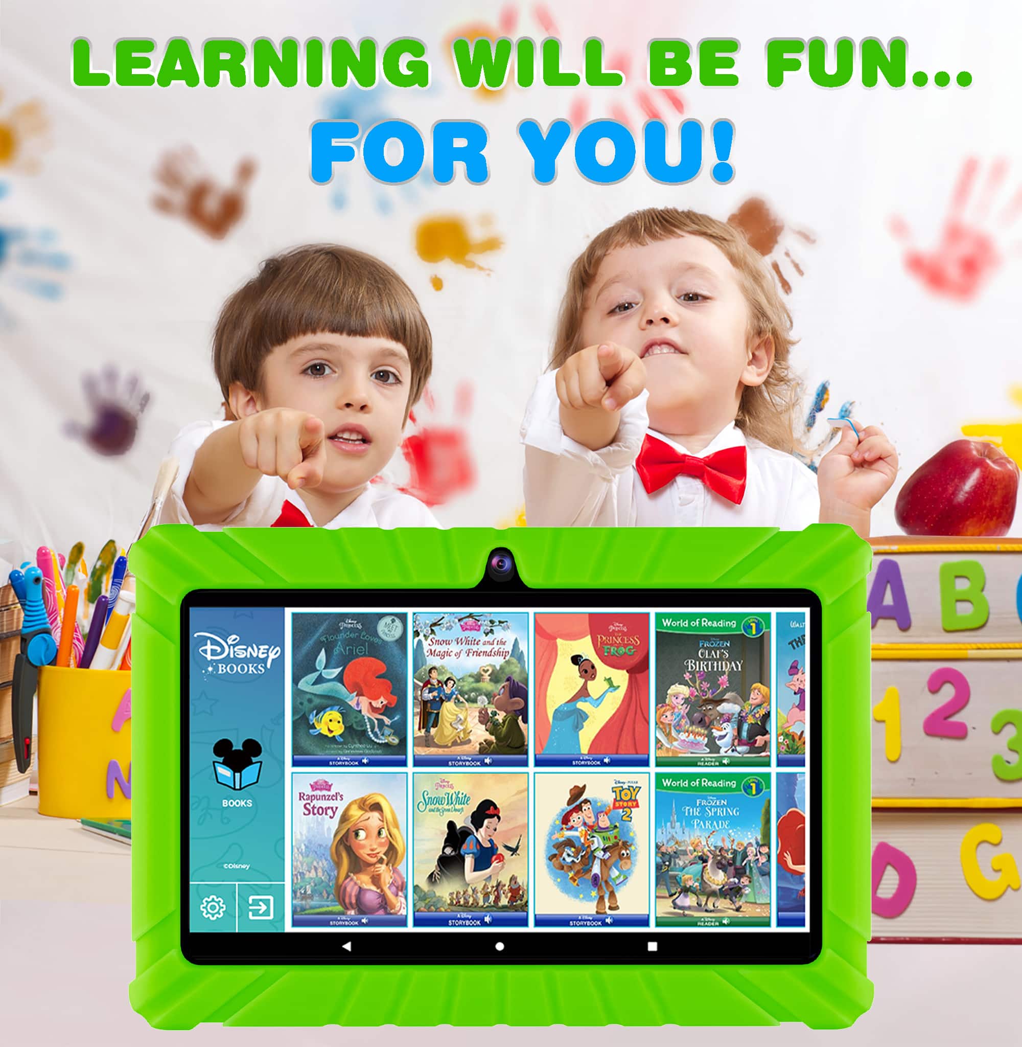 LEARNING WILL BE FUN... FOR YOU! Disney Ariel BOOKS Rapunzel's Story Snow White and the Magic of Friendship Cinderella - World of Reading 1 The Princess and the Frog - World of Reading 1 Toy Story - World of Reading 1 The Springtime Carnival - World of Reading 1 | 1 2 3 D G