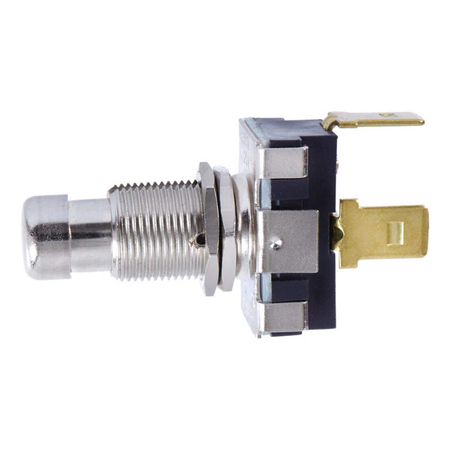 Jandorf - 15 amps Single Pole Push Button Power Tool Switch 1 pk - Silver