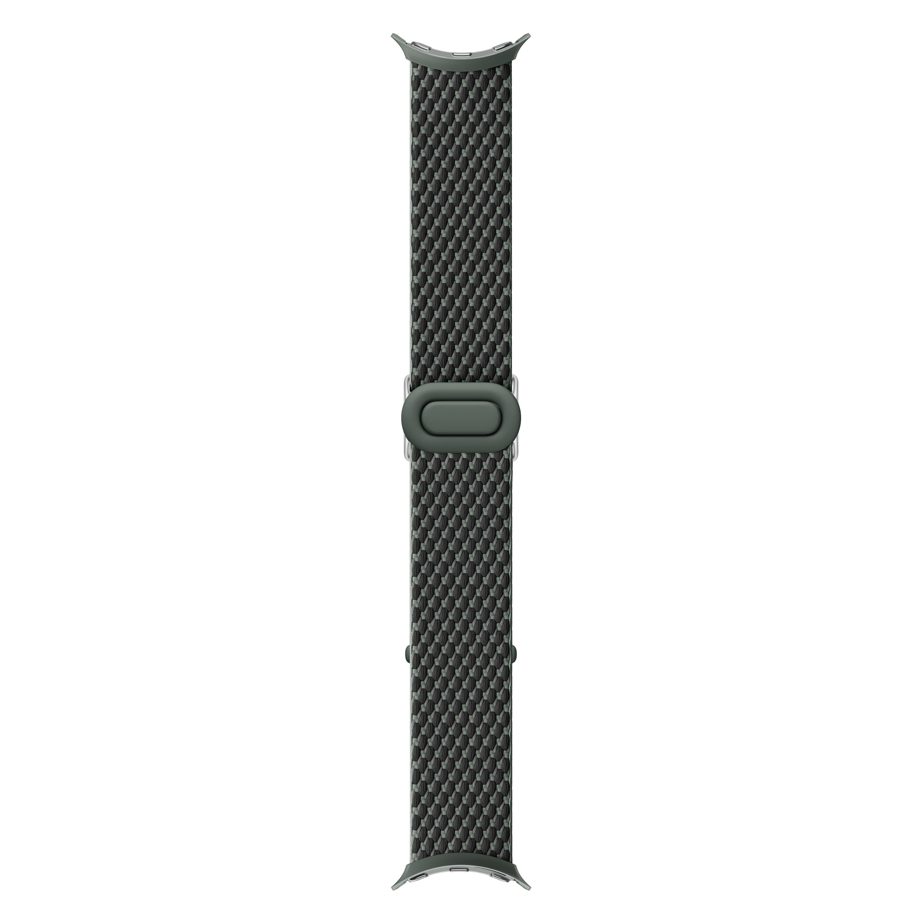 Front. Google - Google Pixel Watch Woven Band - Ivy.