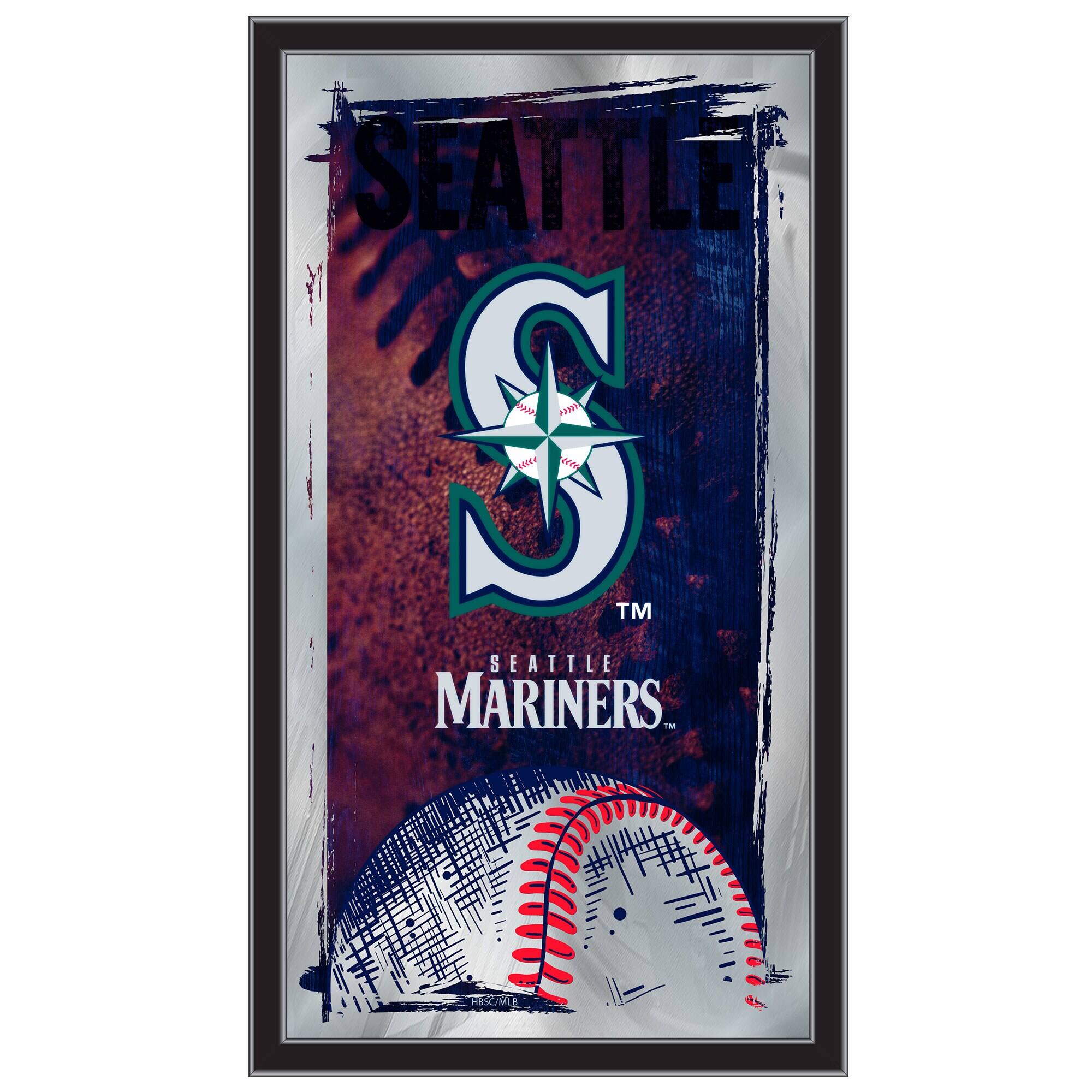 Seattle Mariners 15" x 26" Wall Mirror