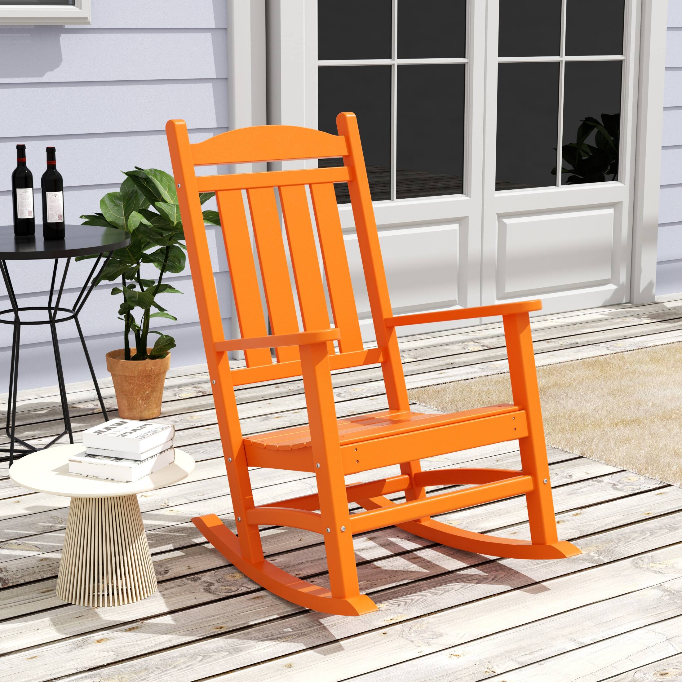 WestinTrends Malibu 3 Piece set Outdoor / Patio rocking chairs with a ...