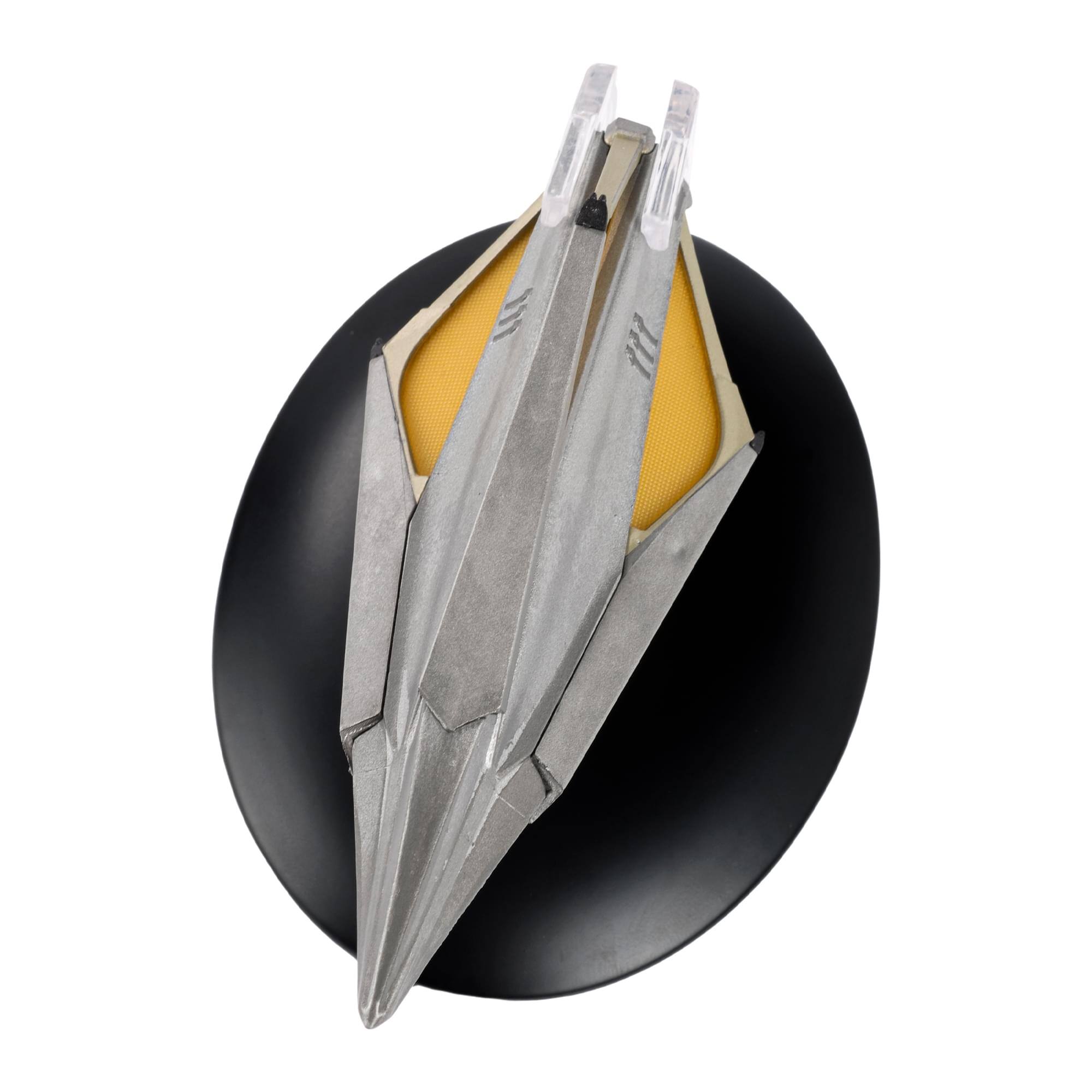 Alt View 4. Eaglemoss - Eaglemoss Star Trek Starship Replica | Tholian Webspinner - Blue.