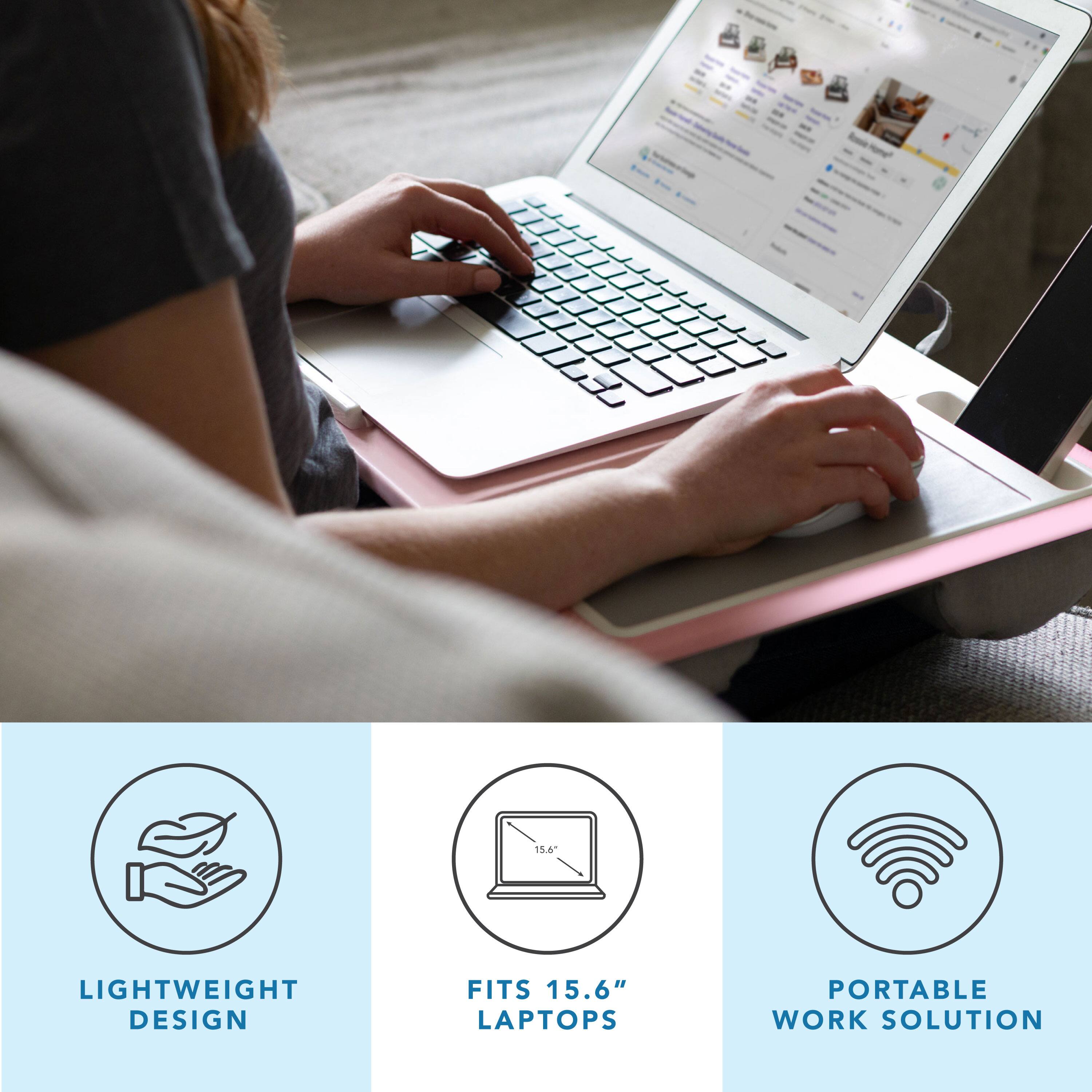 15.4" LIGHTWEIGHT DESIGN FITS 15.6" LAPTOPS PORTABLE WORK SOLUTION

- LIGHTWEIGHT DESIGN
- FITS 15.6" LAPTOPS
- PORTABLE WORK SOLUTION