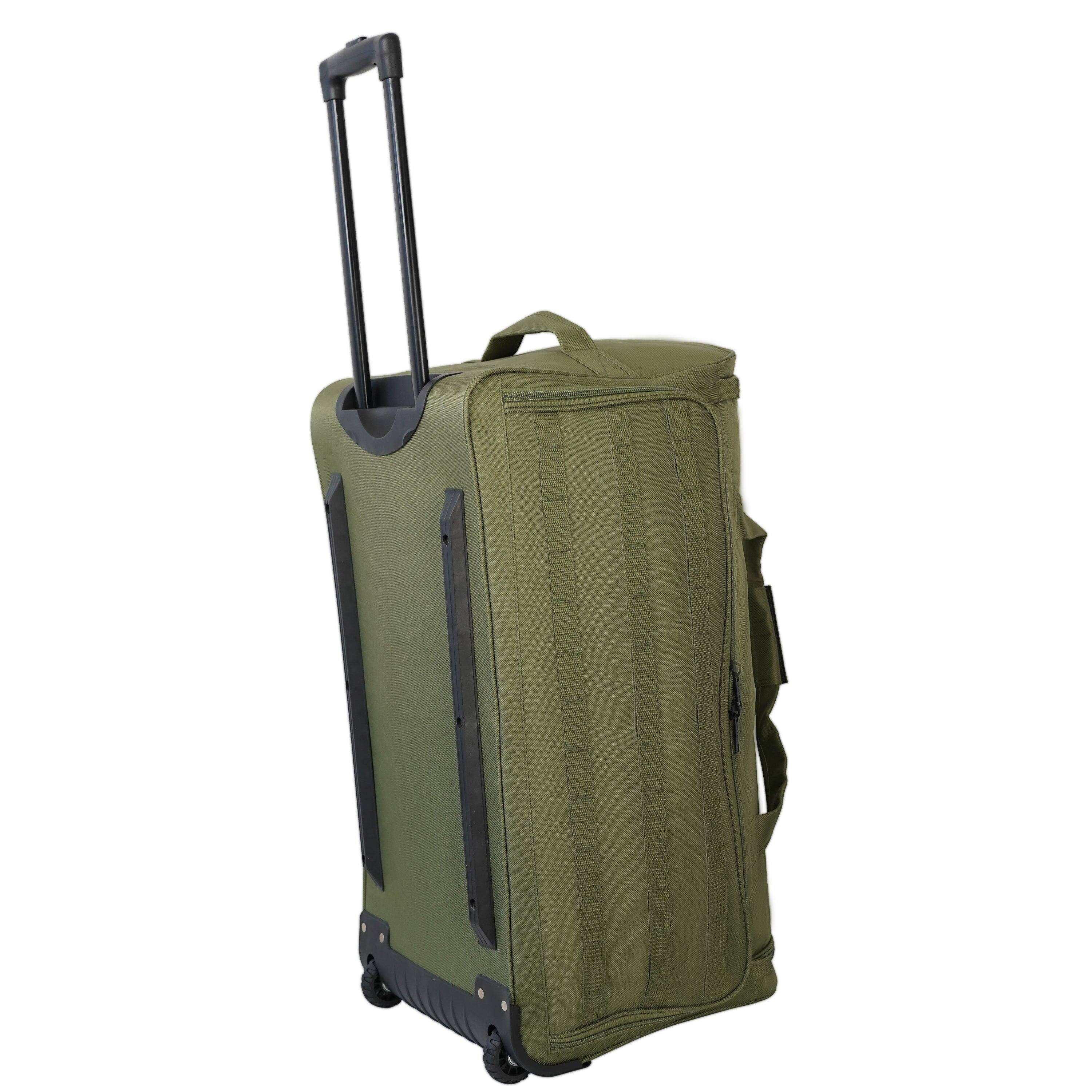 Angle. US Army - ROMEO 28-inch Tactical Rolling Duffel - TACTICAL GREEN.