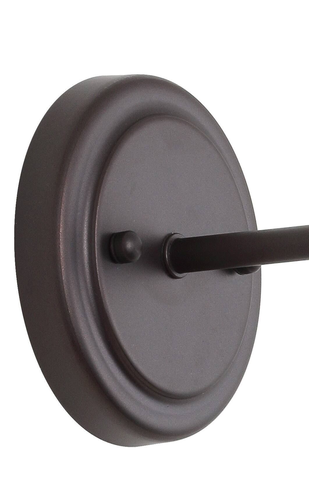 Alt View 5. Jonathan Y - July 26.5" 3-Light Industrial Farmhouse Metal Vanity Light, Oil Rubbed Bronze - Oil Rubbed Bronze.