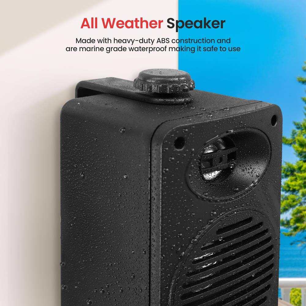 All Weather Speaker

Made with heavy-duty ABS construction and are marine grade waterproof making it safe to use