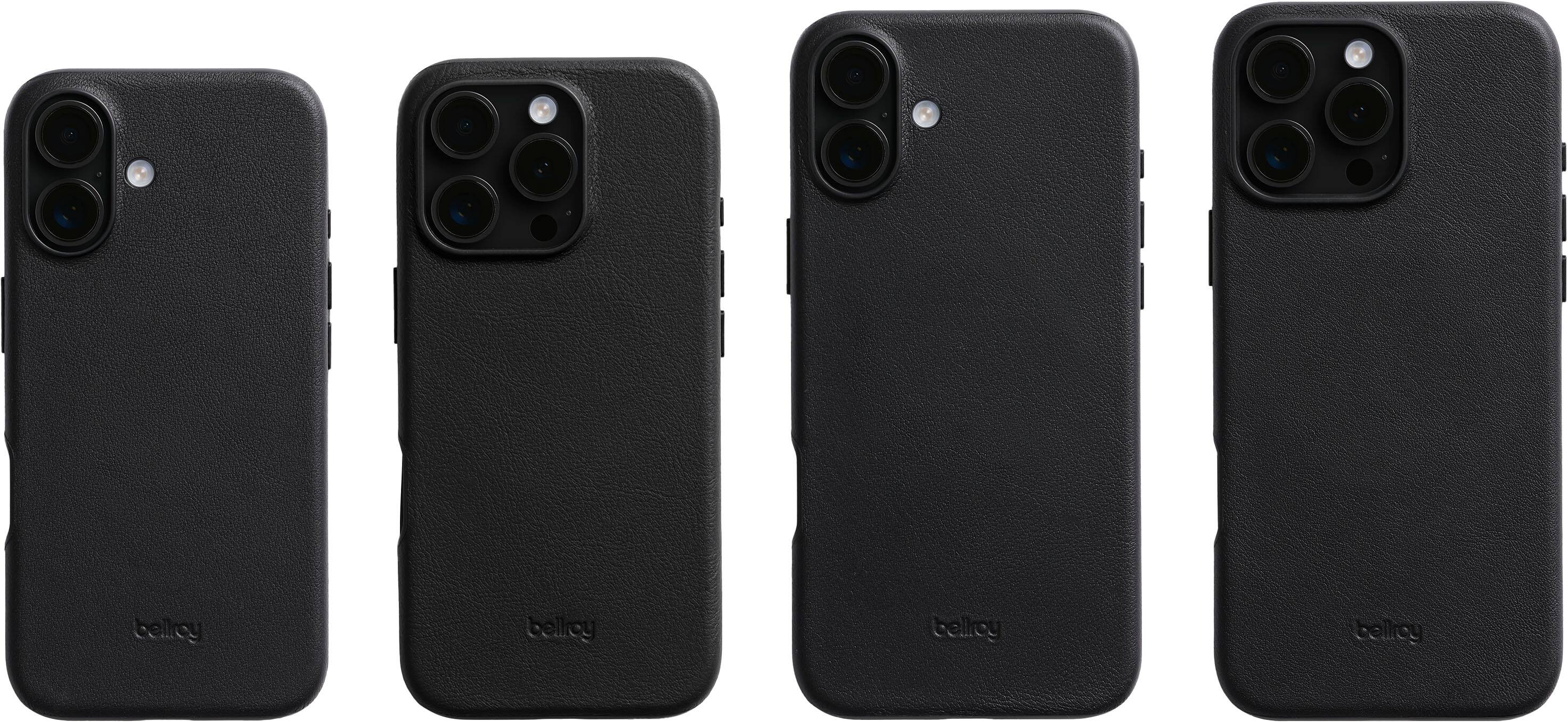 Bellroy iPhone 16 Leather Phone Case Black PCAF-BLK-134
