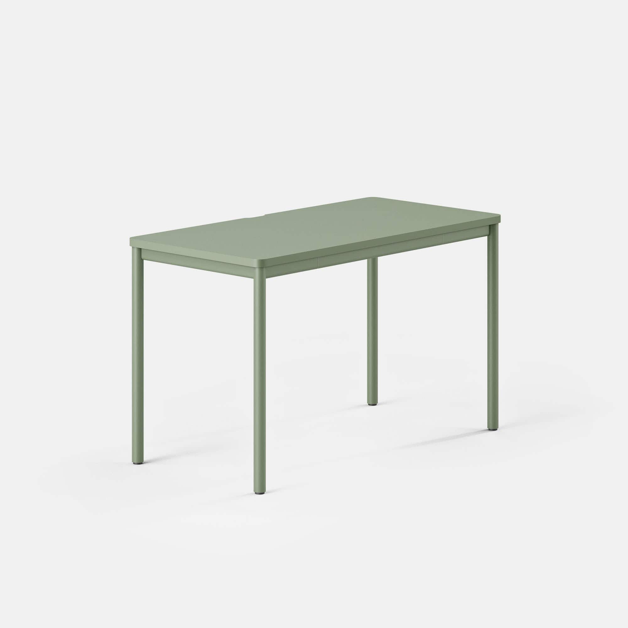 Branch Furniture - Daily Desk – Functional Home Office Desk with Timeless Design, Rounded Corners & Built-in Cable Notch - Sage / Sage