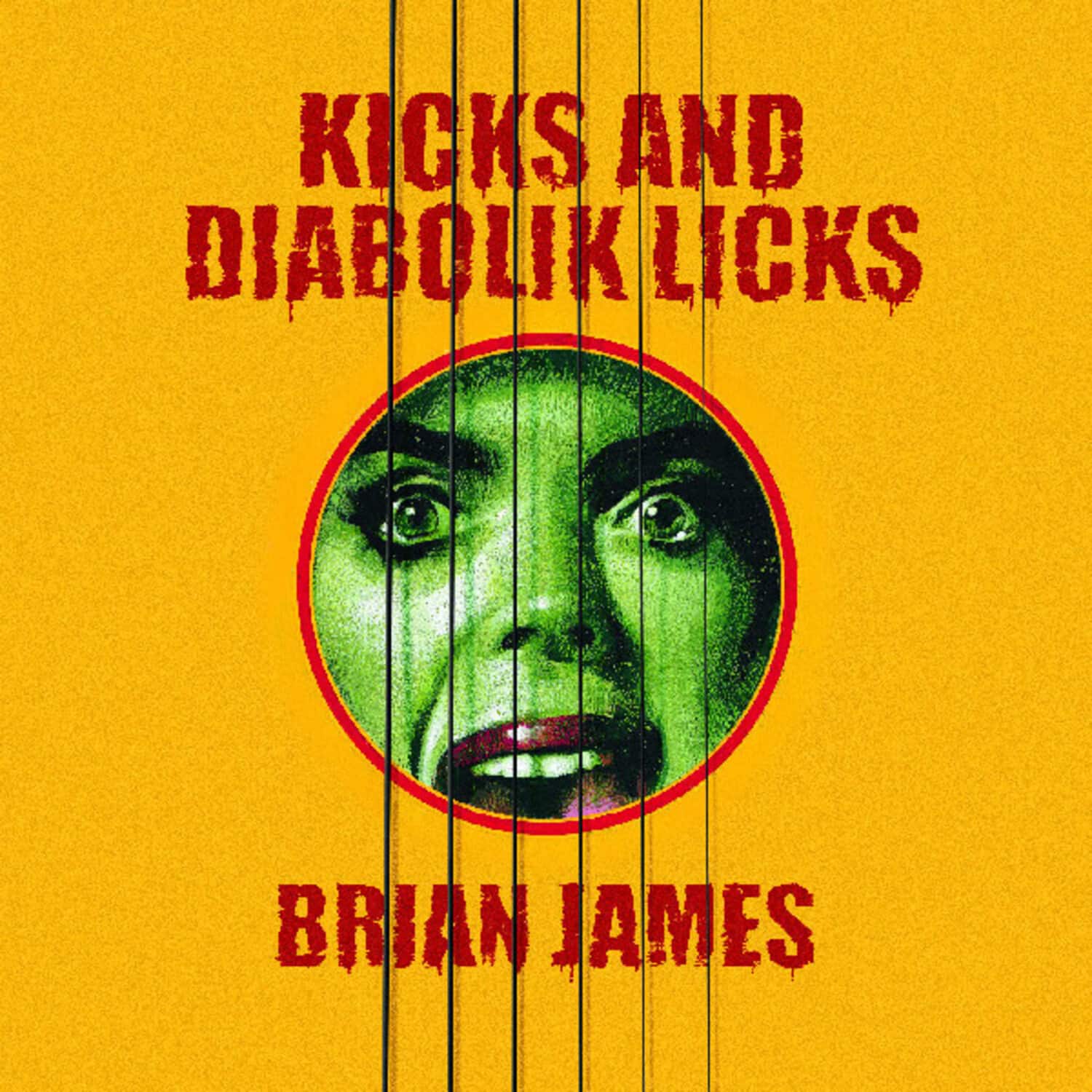 Brian James - Kicks¦and Diabolik Licks (YELLOW VINYL)   - VINYL LP price history on PriceWatchPro