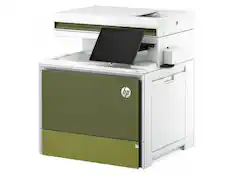 Front. HP - HP LaserJet Enterprise 5800f Wired Laser Multifunction Printer 6QN30A#BGJ - Blue.