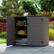 Alt View 6. Yardgrace - Outdoor Storage Shed 358 Gal. 53.15 in. x 33.07 in. x 46.85 in. Resin Large Waterproof Deck Box Shed - Brown with 2 shelves.