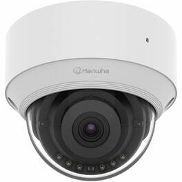 Samsung - Wisenet QND-C8013R 5 Megapixel Indoor Network Camera - Color - Dome - TAA Compliant - 82.02 ft Infrared Night - White