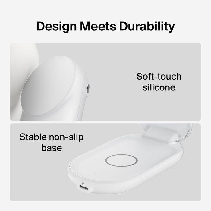 Design Meets Durability

Soft-touch silicone

Stable non-slip base