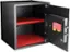 Left. Barska - HQ400 Large Biometric Digital Keypad Safe - Black.